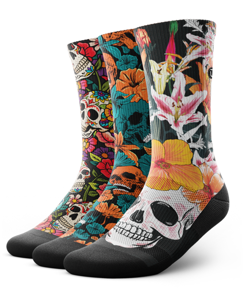 Garden of Souls Athletic Crew Socks 3-Pack