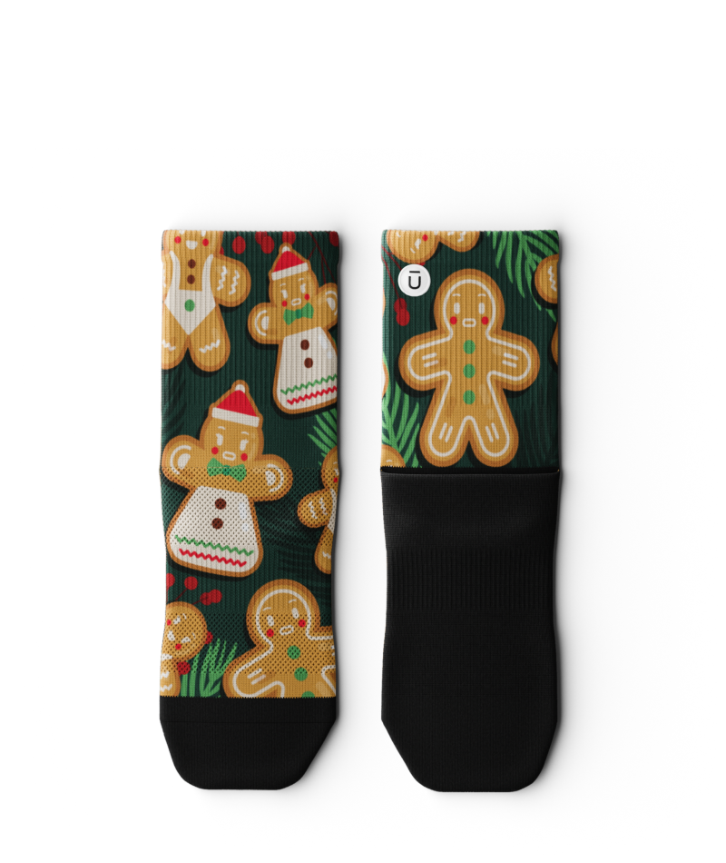 Holly Jolly Athletic Quarter Socks 3-Pack