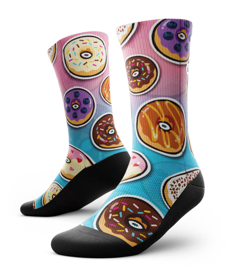 Chaussettes de sport ras du cou glacées