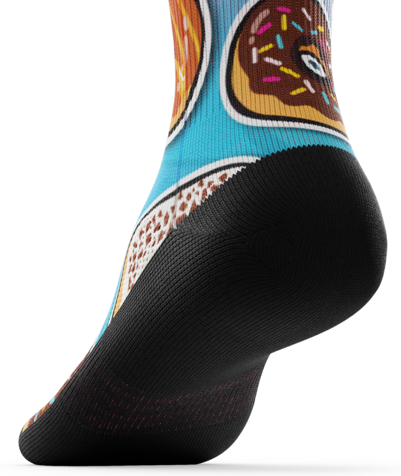 Chaussettes de sport ras du cou glacées