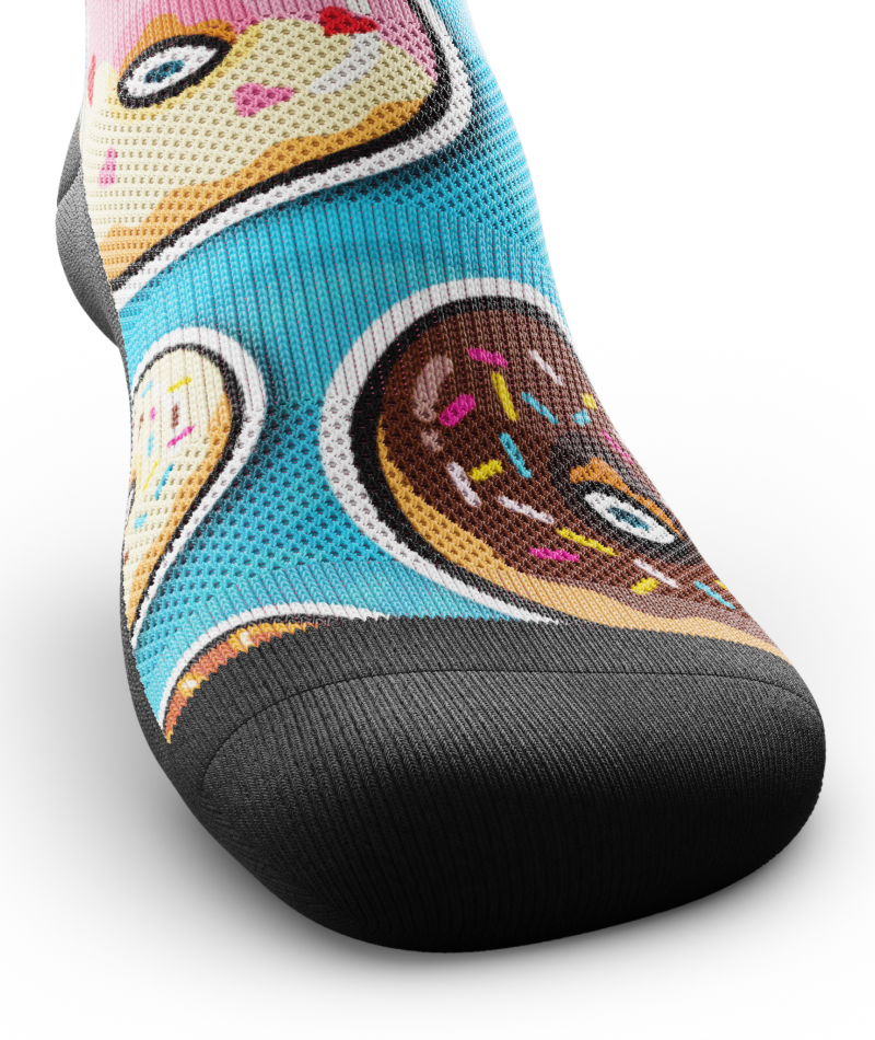 Chaussettes de sport ras du cou glacées