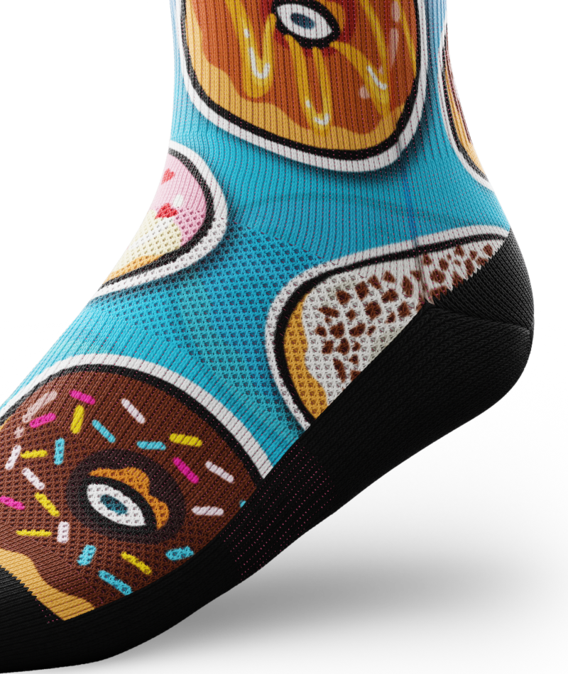 Chaussettes de sport ras du cou glacées