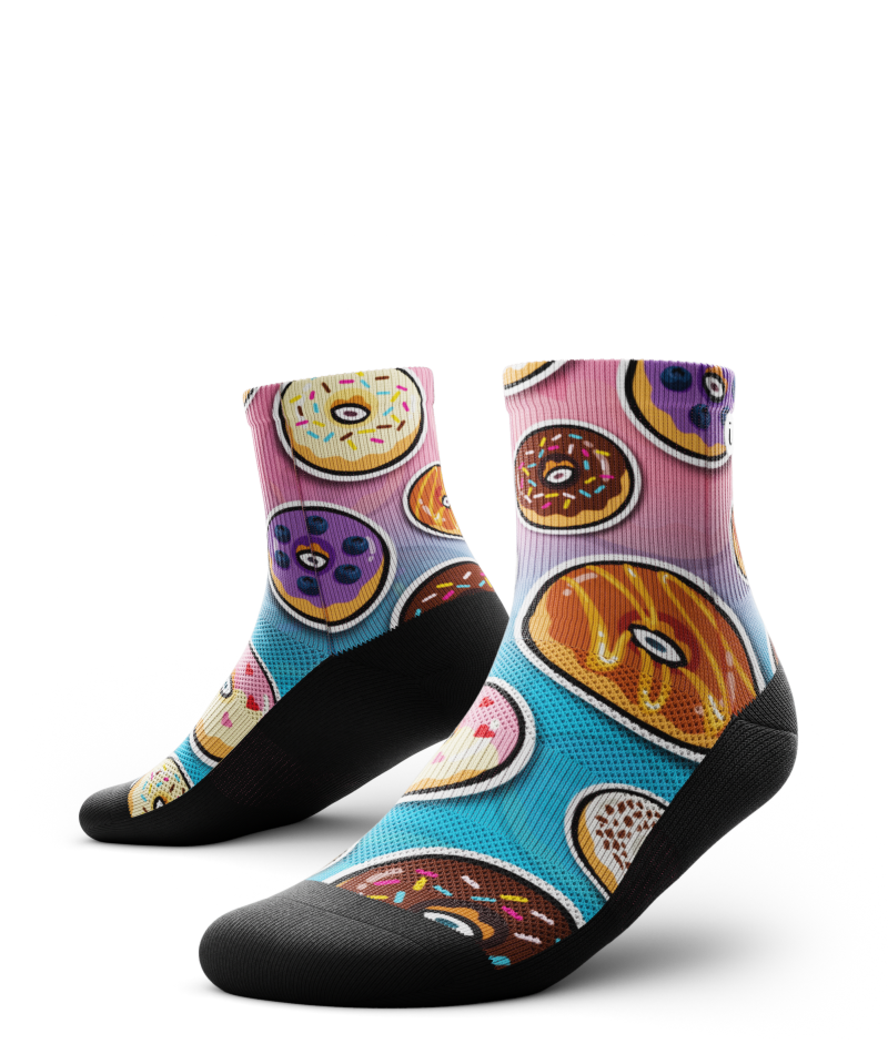 Glazed Athletic Quarter Socks