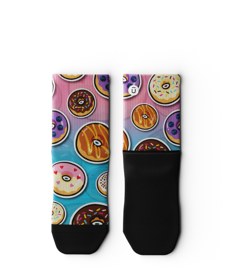 Glazed Athletic Quarter Socks