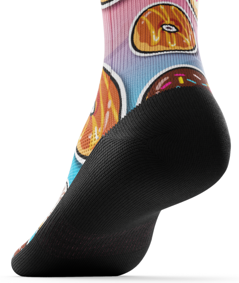 Glazed Athletic Quarter Socks