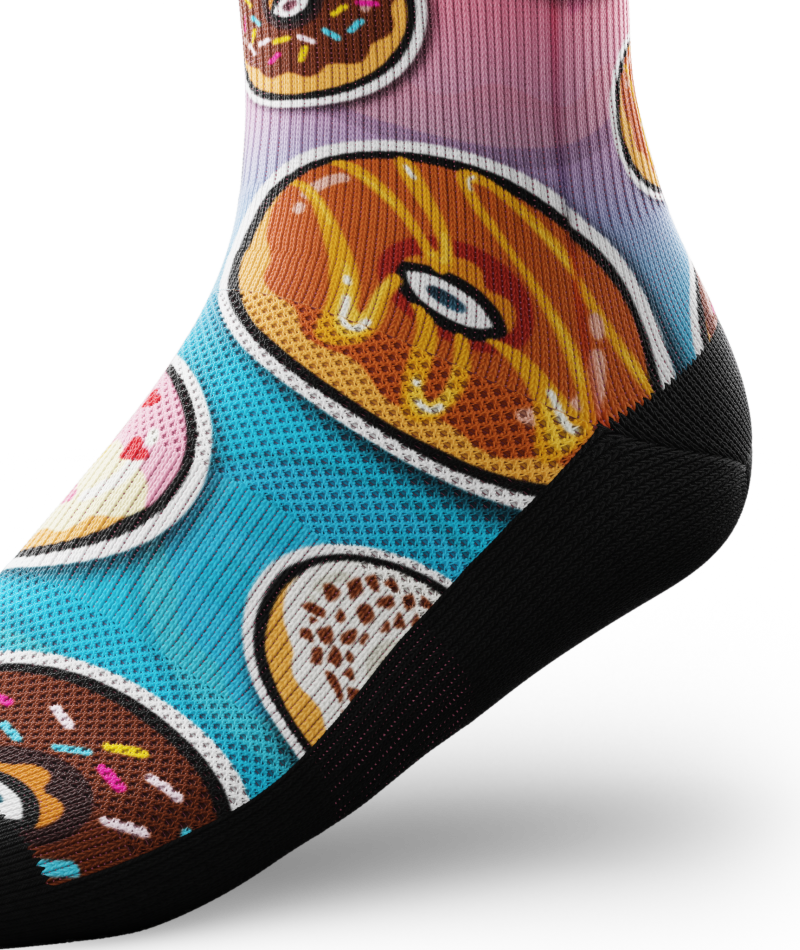 Glazed Athletic Quarter Socks