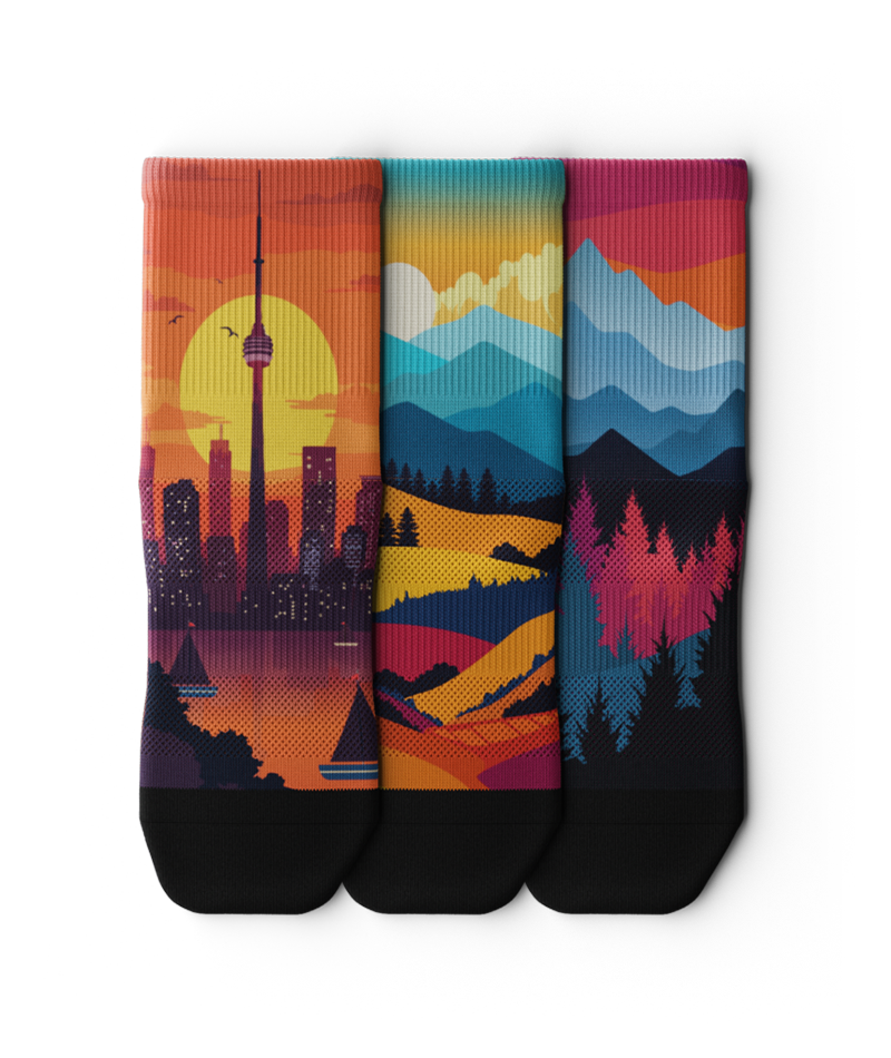 Golden Hour Athletic Quarter Socks 3-Pack