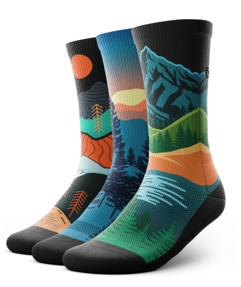 Great Outdoors Athletic Crew Socks 3-Pack