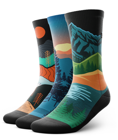 Great Outdoors Athletic Crew Socks 3-Pack