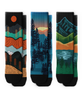 Great Outdoors Athletic Crew Socks 3-Pack