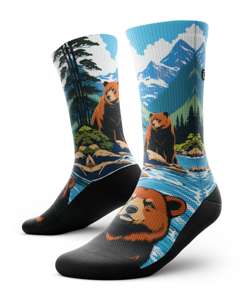 Grizzlies Crew Socks