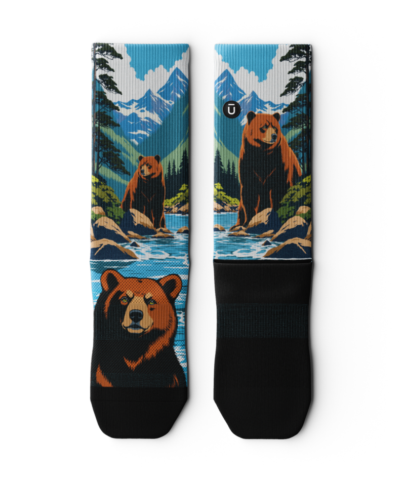 Grizzlies Crew Socks