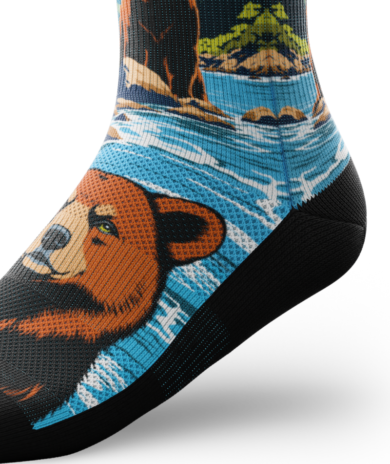 Grizzlies Crew Socks