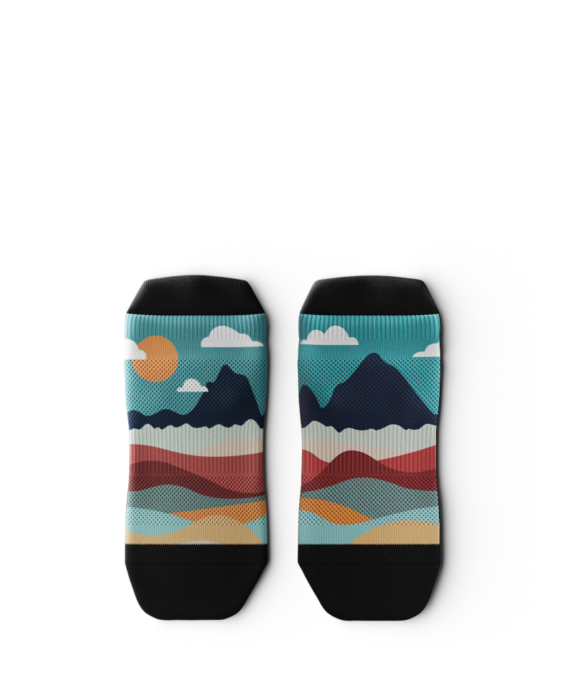 Head In The Clouds Athletic Ankle Socks