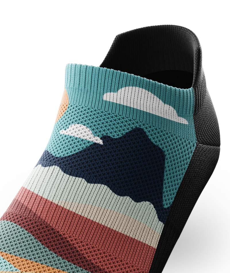 Head In The Clouds Athletic Ankle Socks