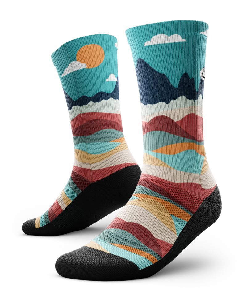 Head In The Clouds Crew Socks