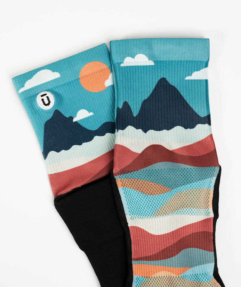 Head In The Clouds Athletic Quarter Socks