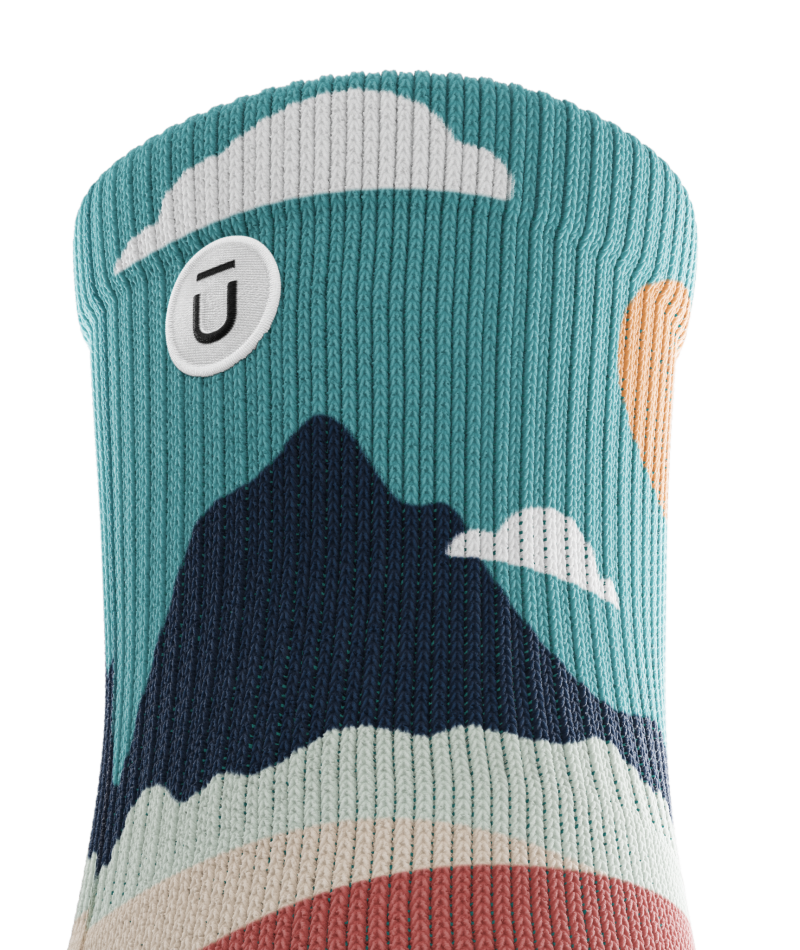 Head In The Clouds Athletic Quarter Socks