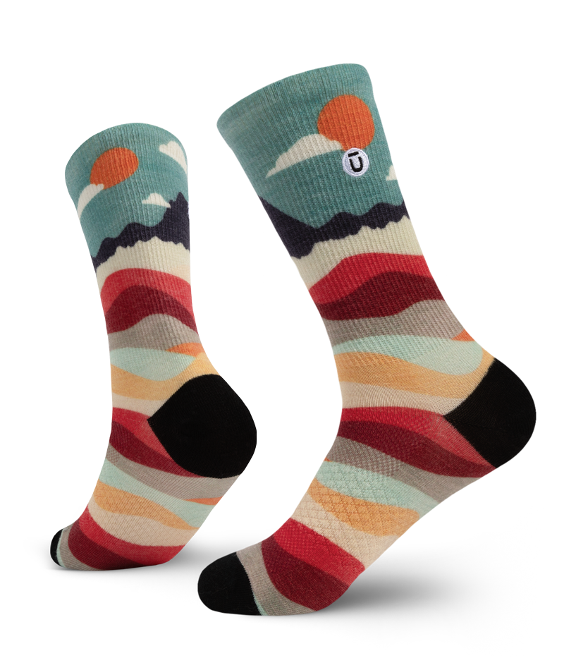 Head In The Clouds Merino Wool Lite Crew Socks