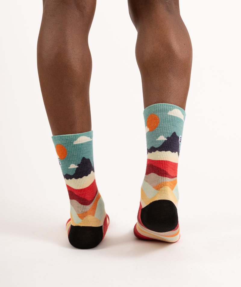 Head In The Clouds Merino Wool Lite Crew Socks