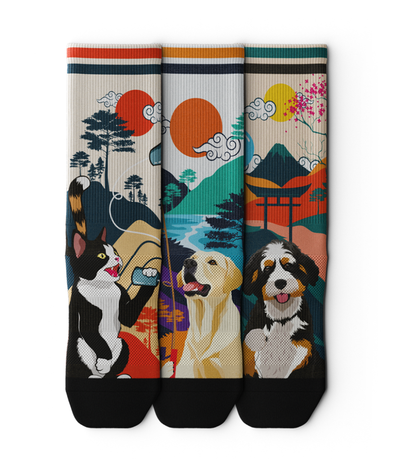 Hooman Furiends Crew Socks 3-Pack