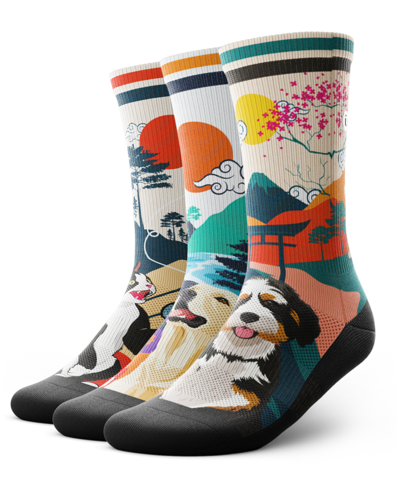 Hooman Furiends Crew Socks 3-Pack