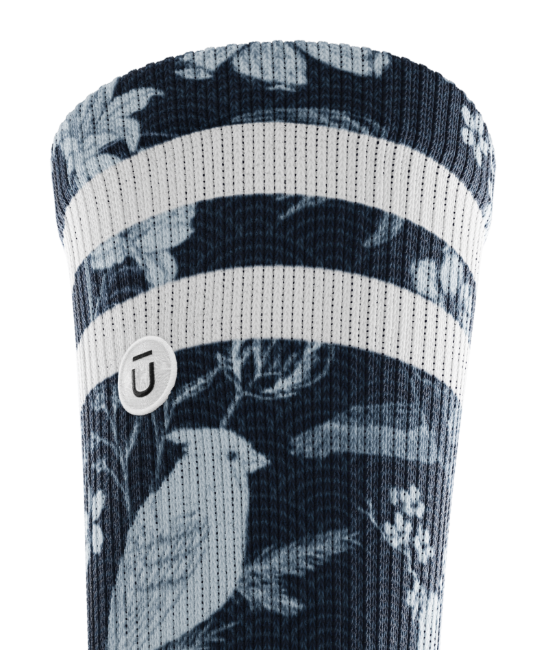 Indigo Flight Athletic Crew Socks