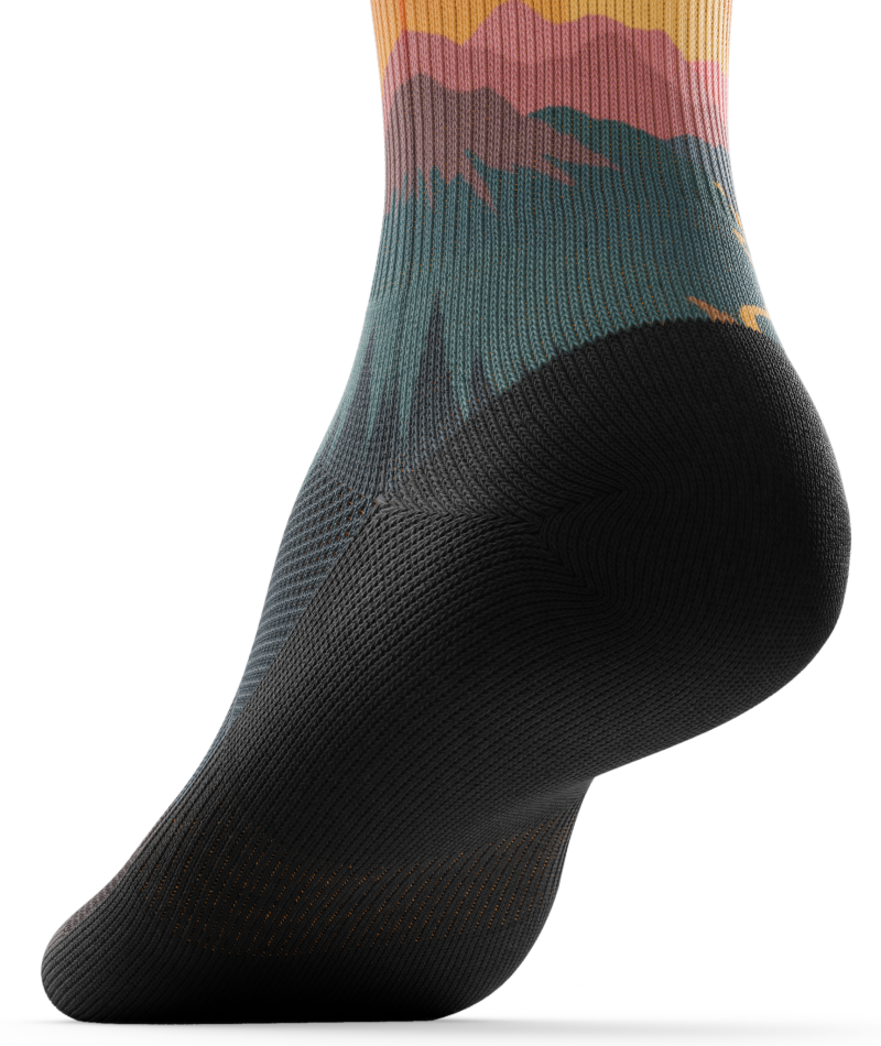 Into the Dusk Athletic Quarter Socks