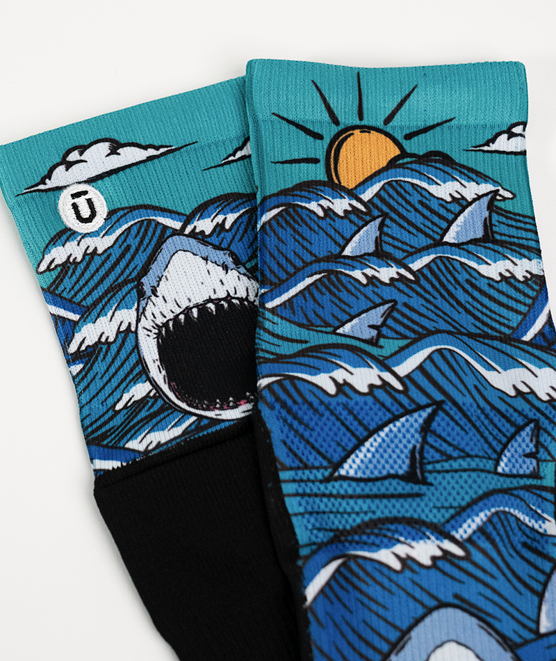 Jaws Athletic Quarter Socks