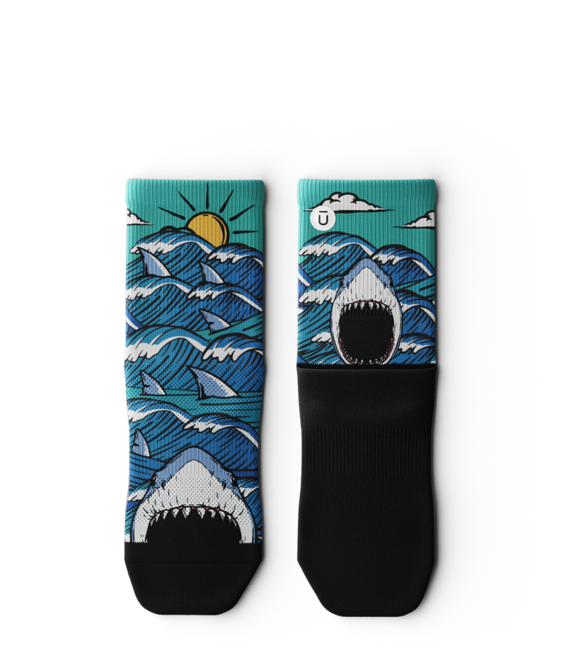 Jaws Athletic Quarter Socks