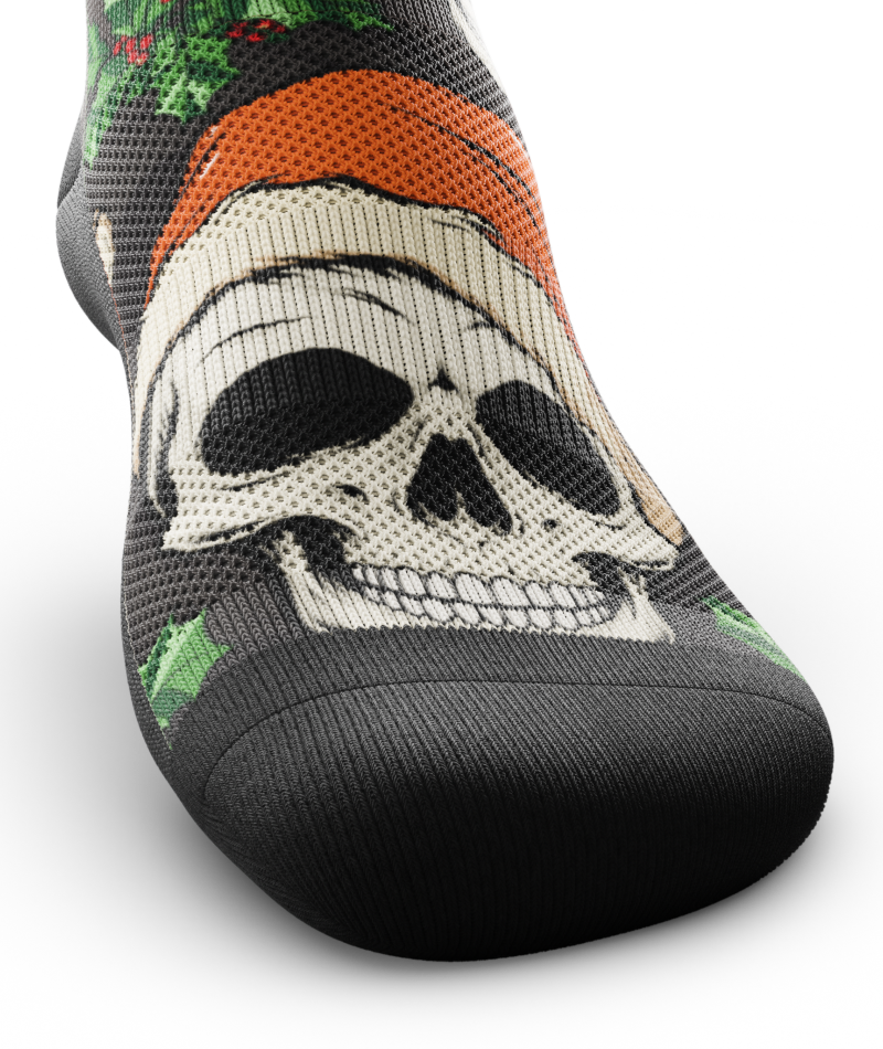Jingle Bones Athletic Quarter Socks