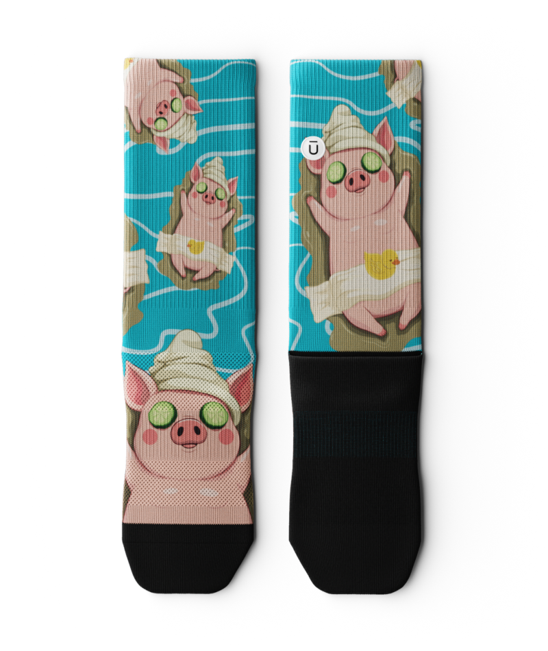 Just Oink It Athletic Crew Socks