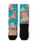 Just Oink It Athletic Crew Socks