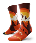 Keep Moving Forward Athletic Crew Socks