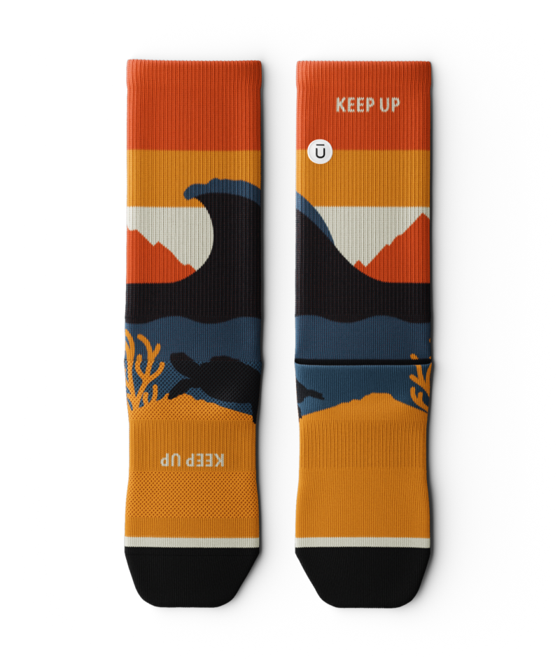 Keep Up The Pace Athletic Crew Socks