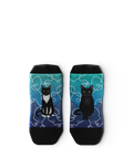 Kitten Around Athletic Ankle Socks