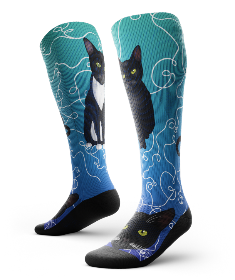 Outway Knee High Compression Socks - 20-25 MmHg Graduated Support For Men & Women