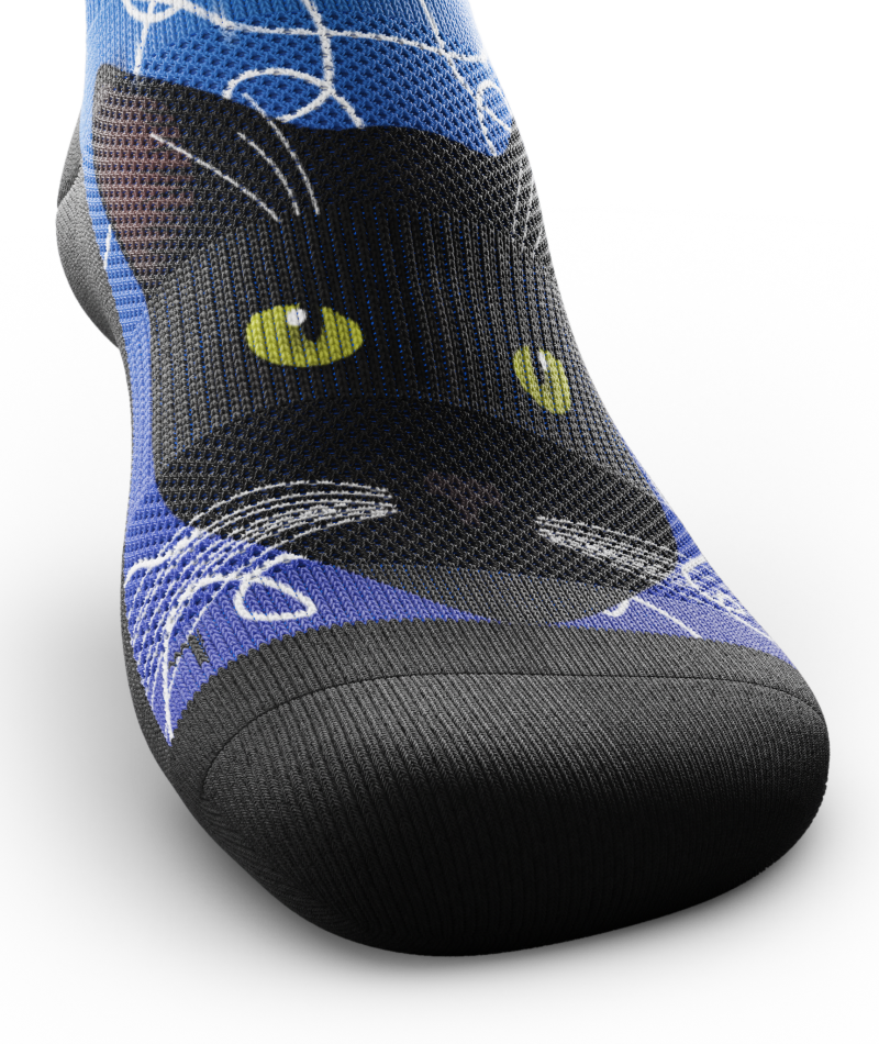 Kitten Around Athletic Knee High Compression Socks