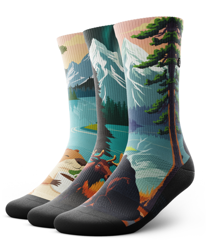 Lakeside Crew Socks 3-Pack