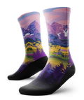 Lavender Heights Athletic Crew Socks