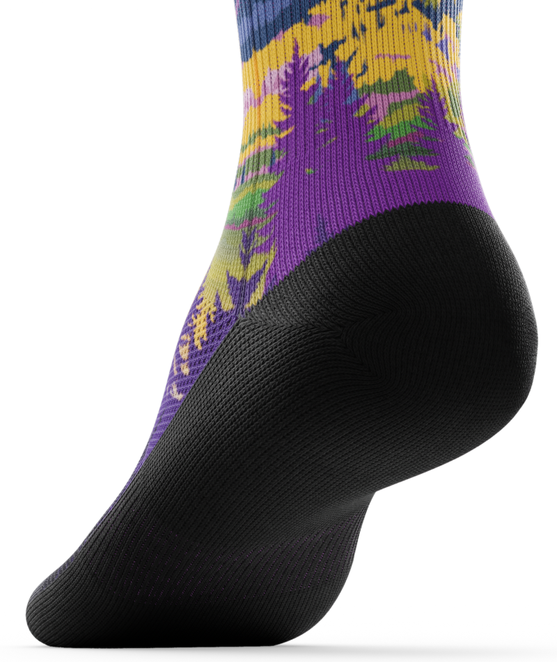 Lavender Heights Athletic Crew Socks