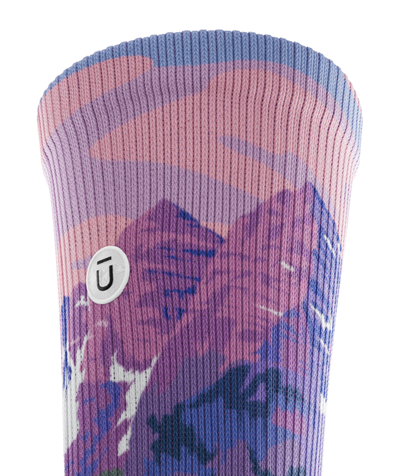 Lavender Heights Athletic Crew Socks