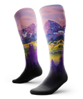 Chaussettes de compression montantes Lavender Heights