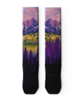 Lavender Heights Knee High Compression Socks