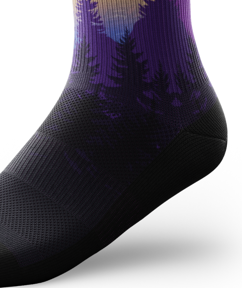 Lavender Heights Knee High Compression Socks