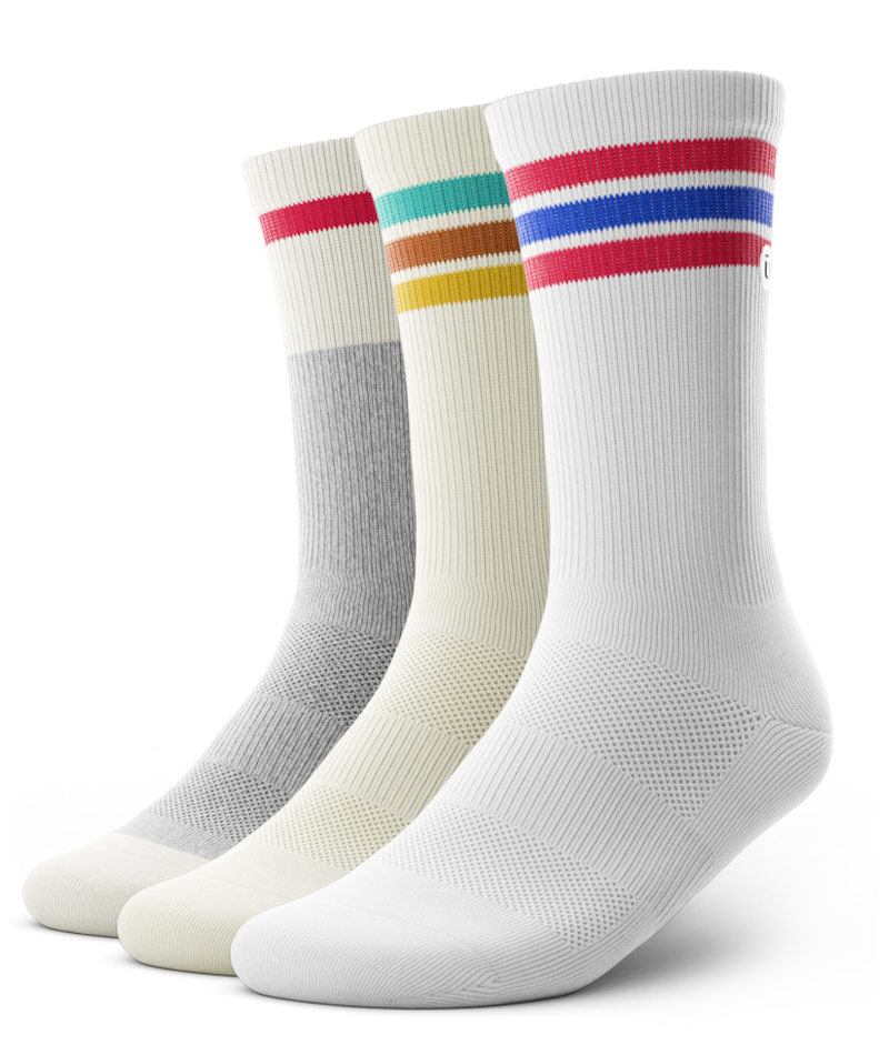 Long Weekend Athletic Crew Socks 3-Pack