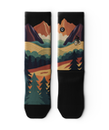 Chaussettes athlétiques à motif sinueux