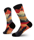 Meandering Merino Wool Lite Crew Socks