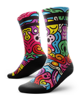 Melted Mind Athletic Crew Socks