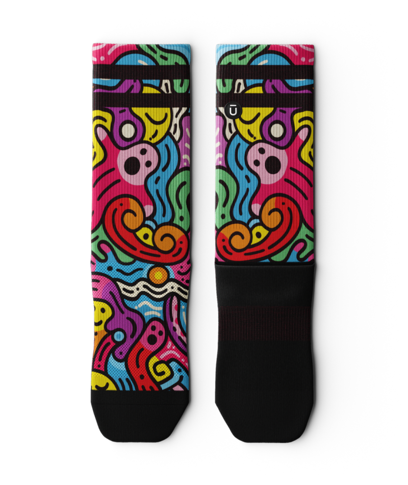 Dopamine Drip Athletic Crew Socks 3-Pack
